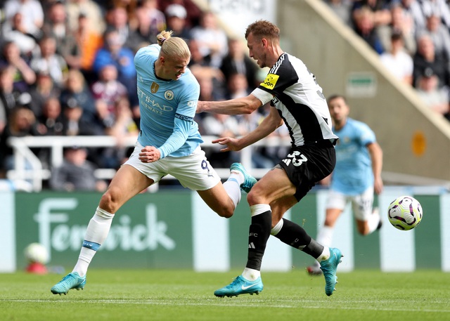 Haaland tịt ngòi tại St.James'Park, Man City mất điểm ngôi đầu Haaland tịt ngòi tại St.James'Park, Man City mất điểm ngôi đầu