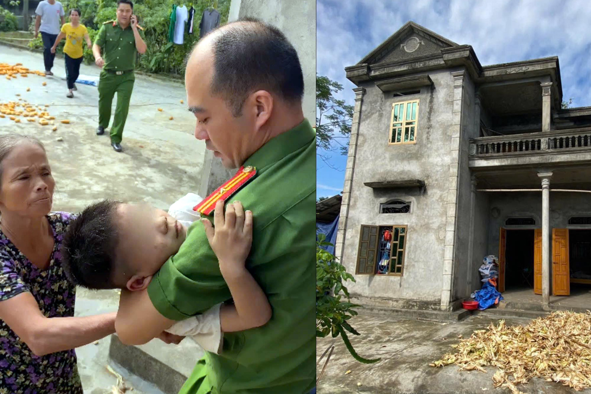 Gần 2 giờ 'nghẹt thở' giải cứu bé trai 5 tuổi bị người bệnh tâm thần dùng dao khống chế - 2 Gần 2 giờ 'nghẹt thở' giải cứu bé trai 5 tuổi bị người bệnh tâm thần dùng dao khống chế - 2