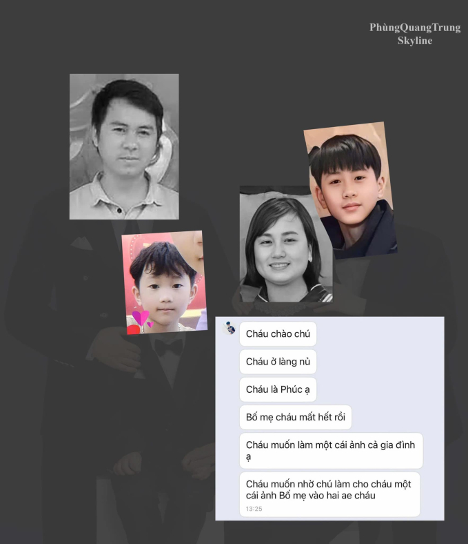 'Bố mẹ cháu mất hết rồi. Cháu muốn nhờ chú...' - Lời nhắn của cậu bé ở Làng Nủ và tấm ảnh gia đình tái hiện đầy xúc động - 1 'Bố mẹ cháu mất hết rồi. Cháu muốn nhờ chú...' - Lời nhắn của cậu bé ở Làng Nủ và tấm ảnh gia đình tái hiện đầy xúc động - 1