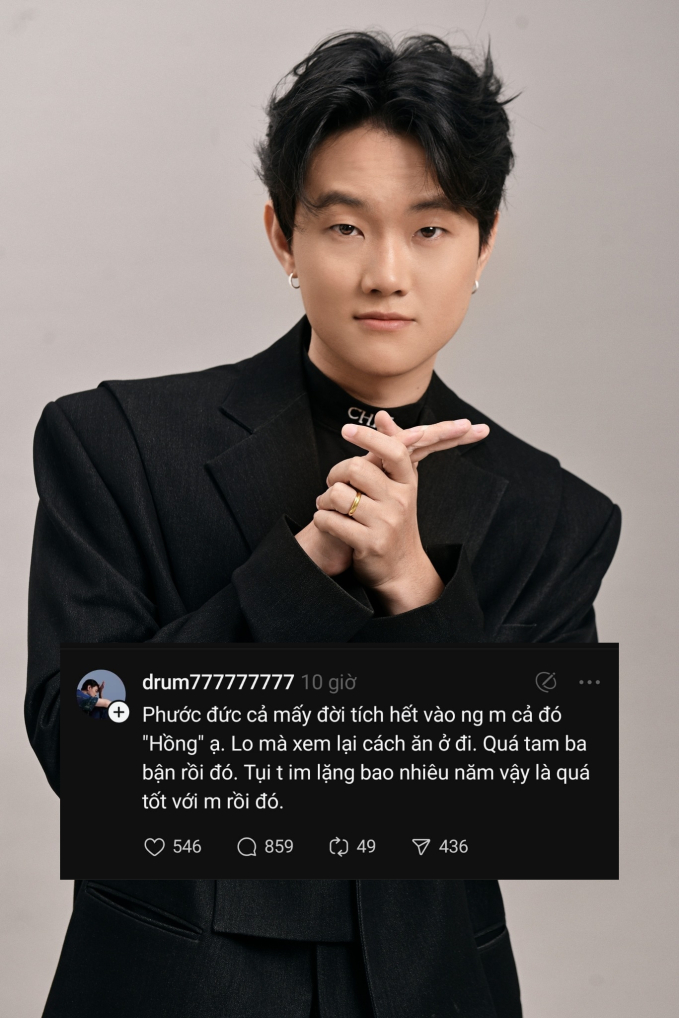 bị Drum 7 đăng Threads