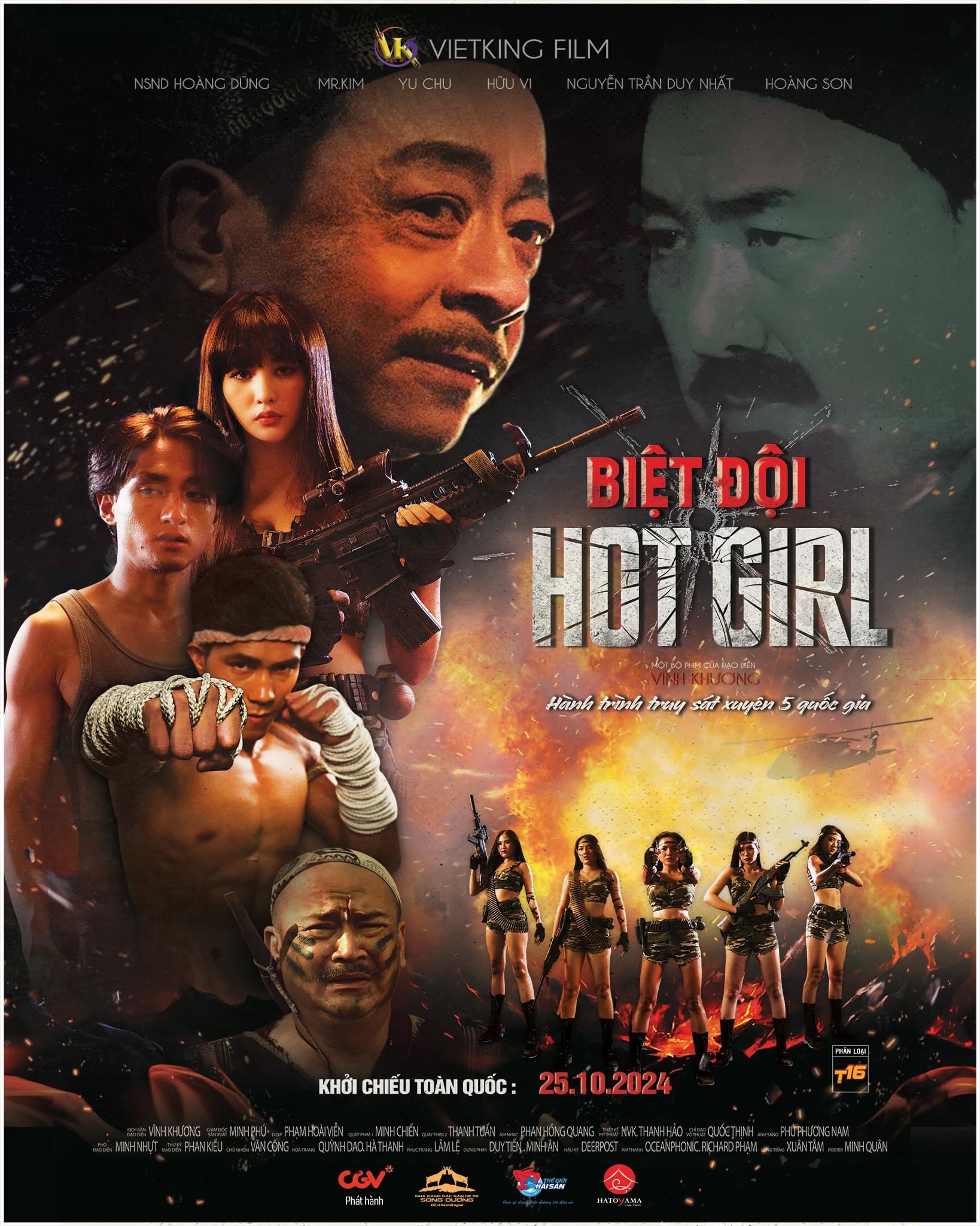 Tấm poster Biệt Đội Hotgirl bị gắn mác