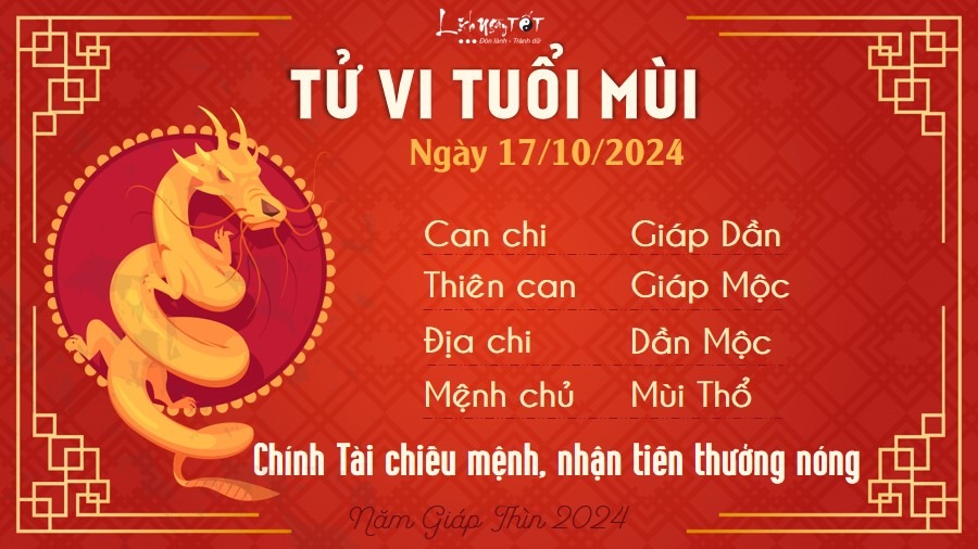Tử vi thứ 5 ngày 17/10/2024 của 12 con giáp: Dần kiêu ngạo, Ngọ tự tin - 7