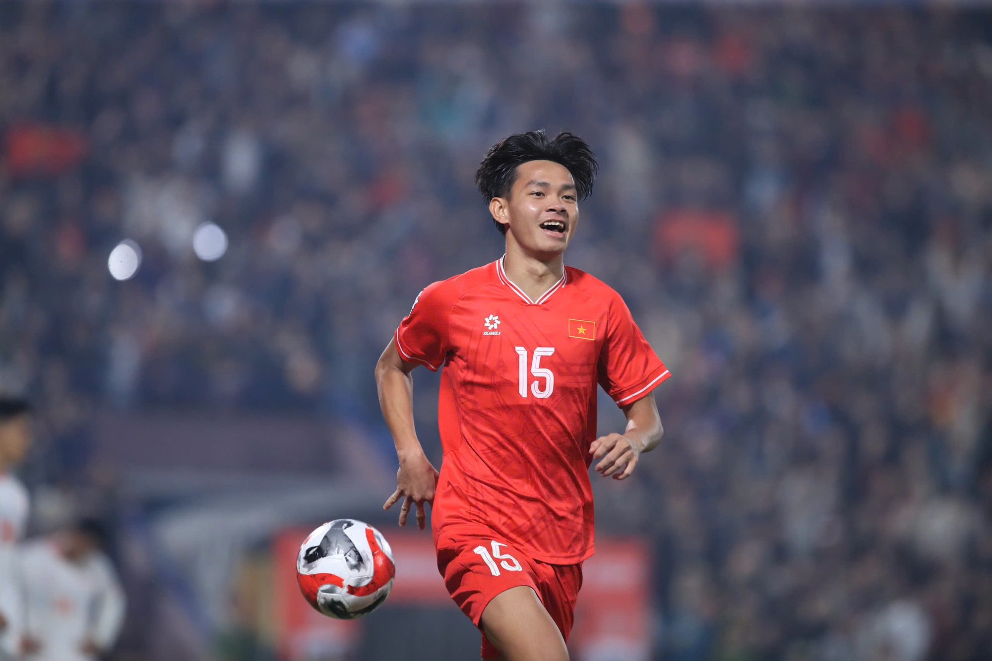 Trước đó Vĩ Hào ghi bàn mở tỉ số trận đấu. Chung cuộc tuyển Việt Nam thắng 5-0 Myanmar