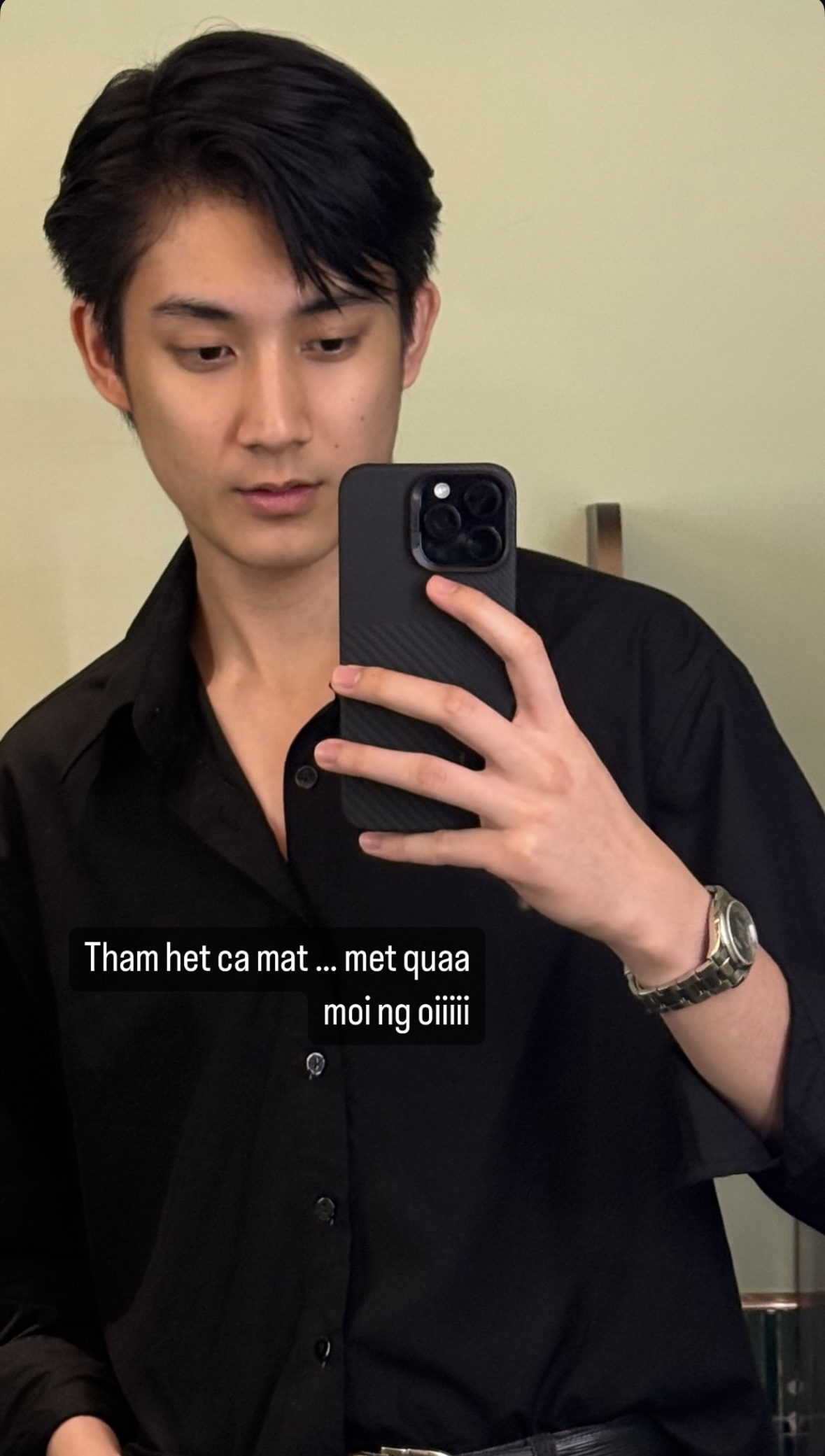 Mathis than thở mệt mỏi trên trang cá nhân