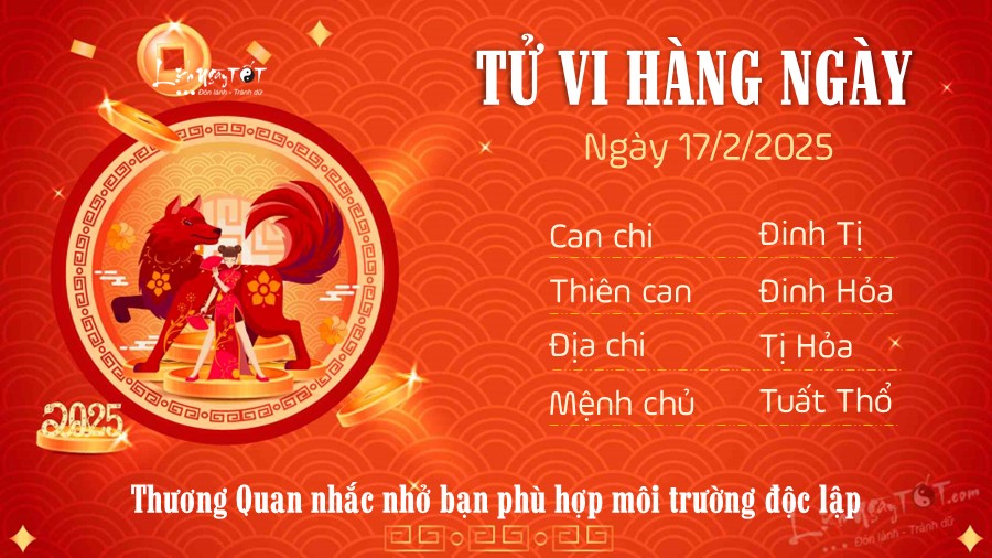 Tử vi thứ 2 ngày 17/2/2025 của 12 con giáp: Thìn khó khăn, Sửu hạnh phúc - 10