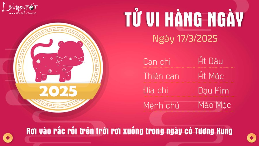 Tử vi thứ 2 ngày 17/3/2025 của 12 con giáp: Sửu gặp may, Mão khó khăn - 3