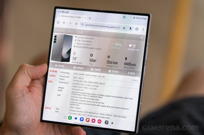 Chốt ngay Galaxy Z Fold6 fullbox giảm liền tay 8 triệu, màn hình cực lớn thỏa sức xem phim, lướt web - 5