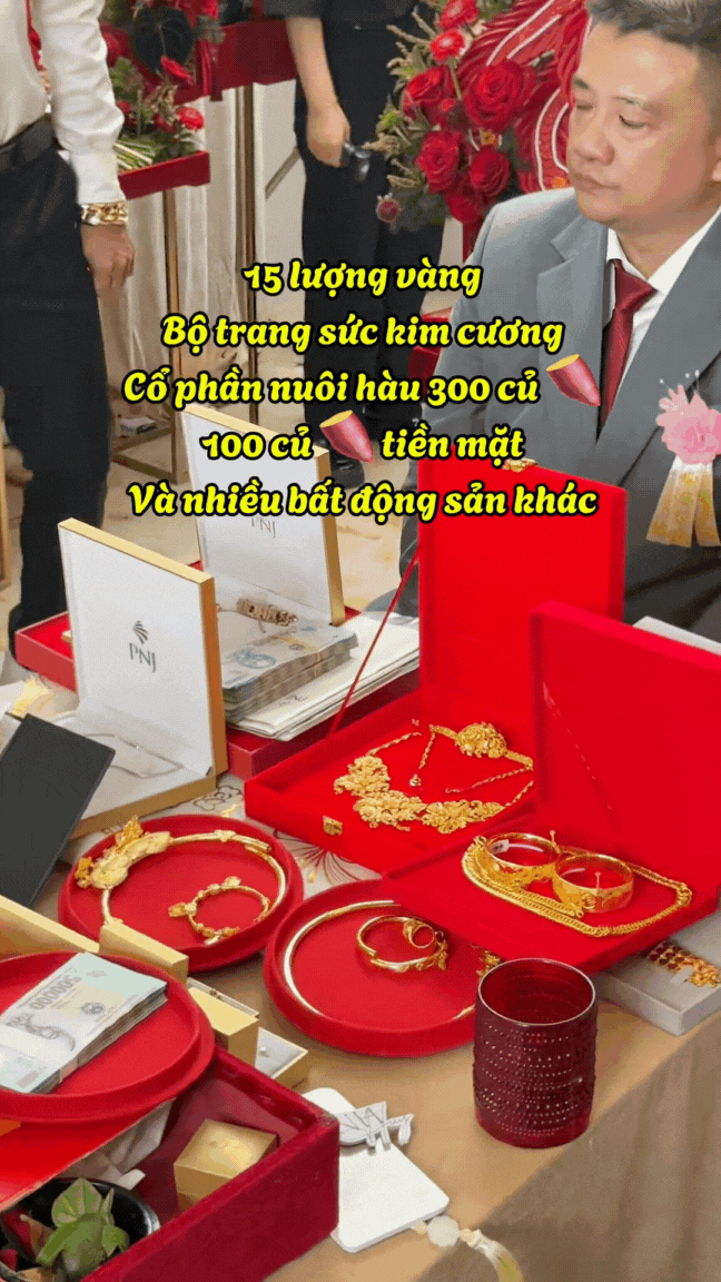 Đám cưới 'khủng' ở Cà Mau: Cô dâu nhận của hồi môn 'siêu độc' 100 con chồn hương, cổ phần nuôi hàu, cha bật khóc gây xúc động mạnh